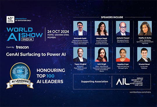 World AI Show – Mumbai edition is set to Host AI experts and enthusiasts in Pivotal Talks on India's AI Revolution 